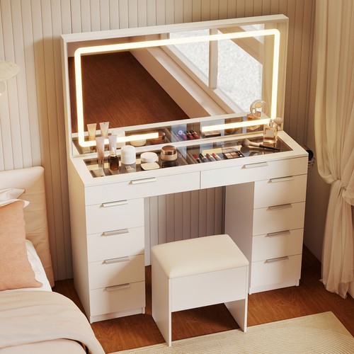 Vanity desk mirror and - vanity,